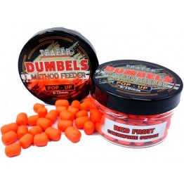 Бойлы Traper Boilies Dumbels Pop-up 8-10 мм/30 г Czerwone owoce (Красные фрукты)